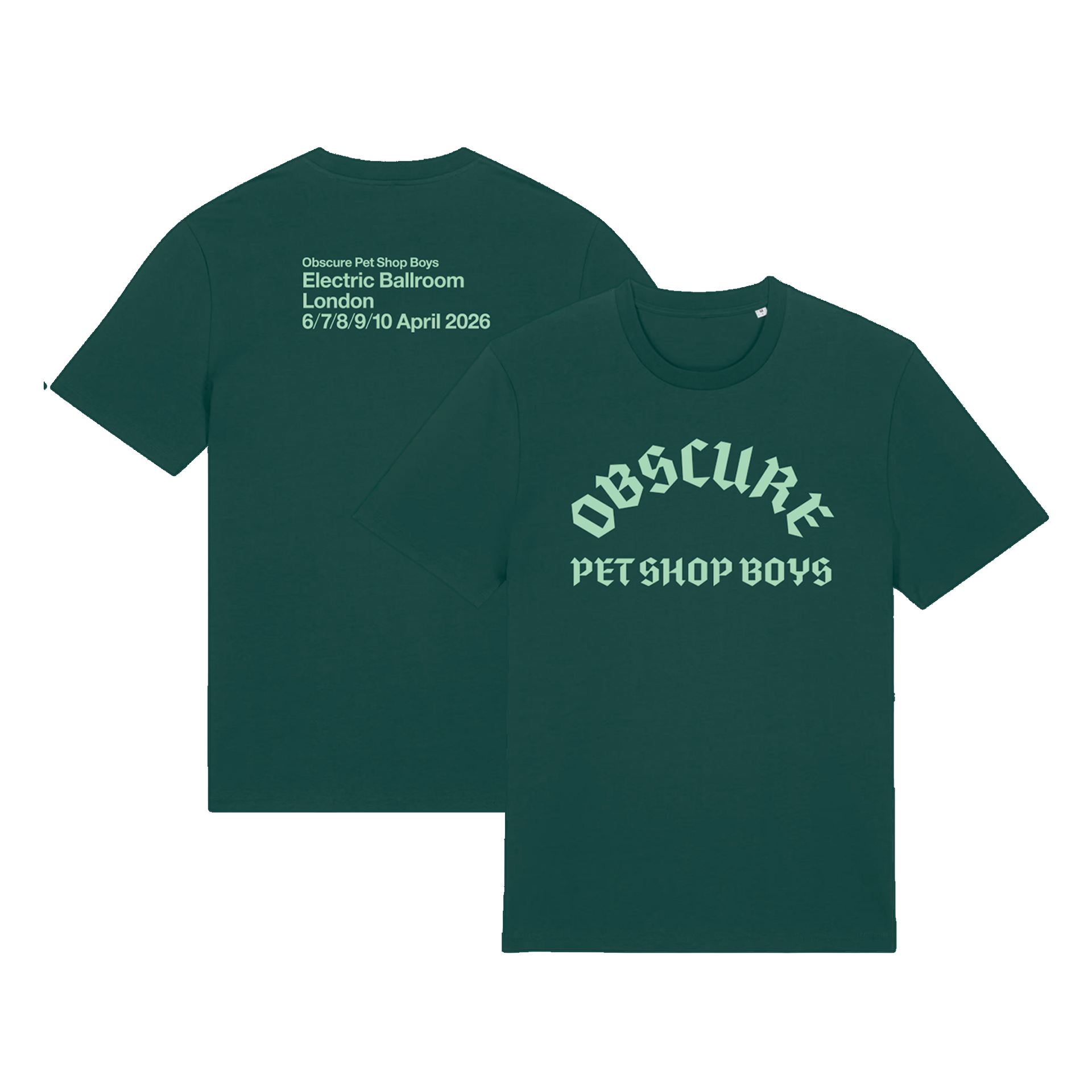 Obscure 2026 Event T-Shirt – Pet Shop Boys - Official Store