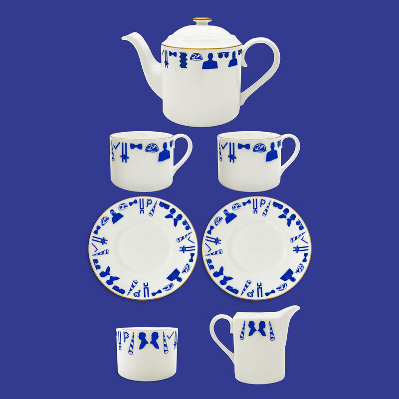 Since 1984 Tea Set + Milk Jug & Sugar Bowl Set