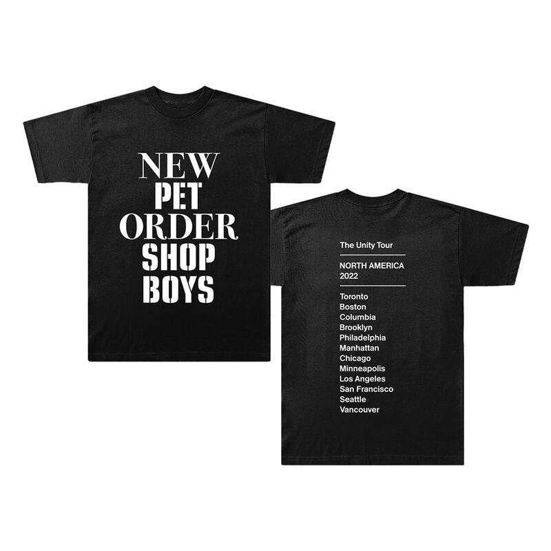 Unity 2022 Tour T-Shirt Black