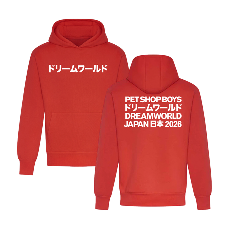 Japan 2026 Red Hoodie