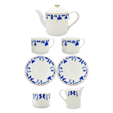 Since 1984 Tea Set + Milk Jug & Sugar Bowl Set