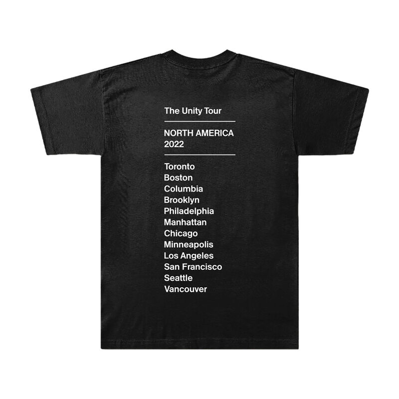 Unity 2022 Tour T-Shirt Black