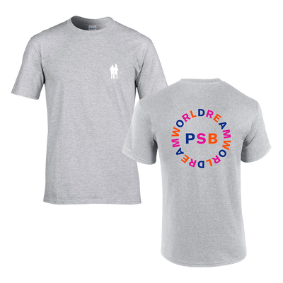 Dreamworld Circle Grey Tee